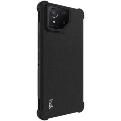 Asus Rog Phone 8 (8 Pro) Imak reinforced protection hard silicone TPU black case - back | Priedai.lt