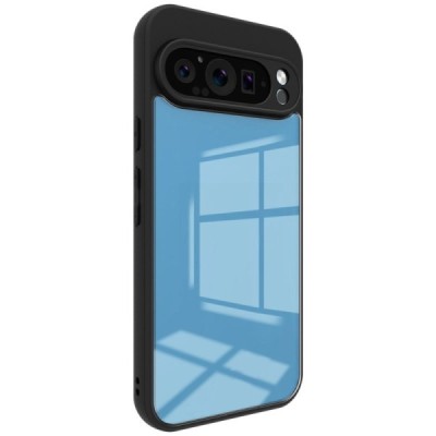 Google Pixel 9 Pro XL „Imak“ hard silicone TPU transparent case - back | Priedai.lt