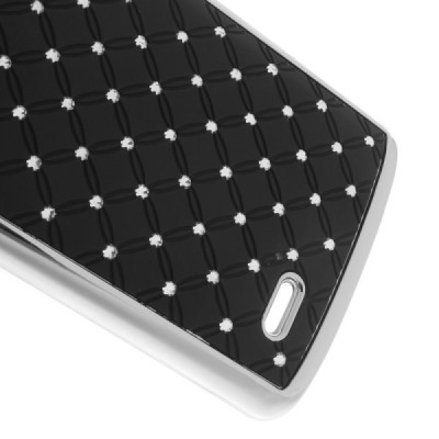 LG G3 D850 elegantiškas juodas dėklas su blizgučiais / Priedai.lt