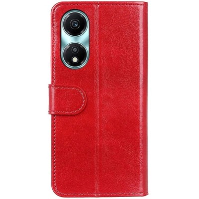 Honor X5 Plus Binfen Flip Book Case - Red | Priedai.lt