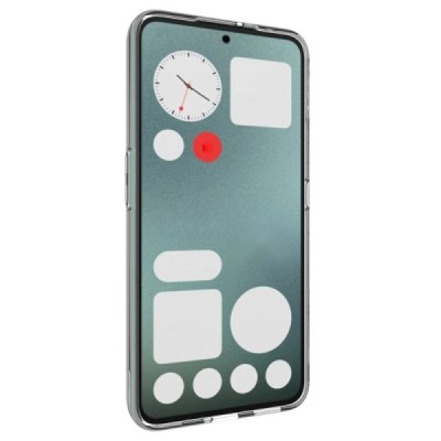 Nothing CMF Phone 1 hard silicone (TPU) clear, transparent case - cover | Priedai.lt