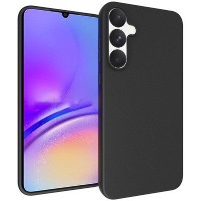 Samsung Galaxy A35 5G (SM-A356E) hard silicone (TPU) black case - cover | Priedai.lt