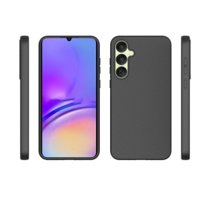 Samsung Galaxy A35 5G (SM-A356E) hard silicone (TPU) black case - cover | Priedai.lt