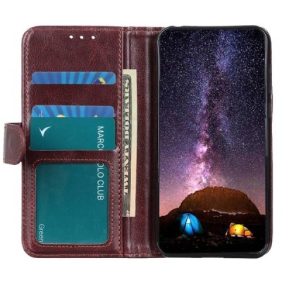 Samsung Galaxy A55 5G (SM-A556) Binfen Flip Book Case - Brown | Priedai.lt