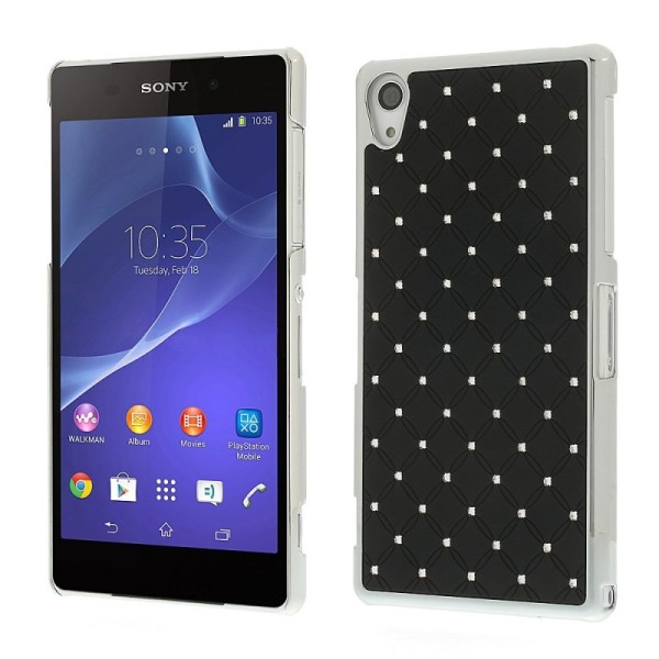 Elegantiškas dėklas - juodas (Xperia Z2)