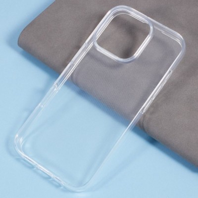 Apple iPhone 16 Pro Max hard silicone (TPU) clear, transparent case - cover | Priedai.lt