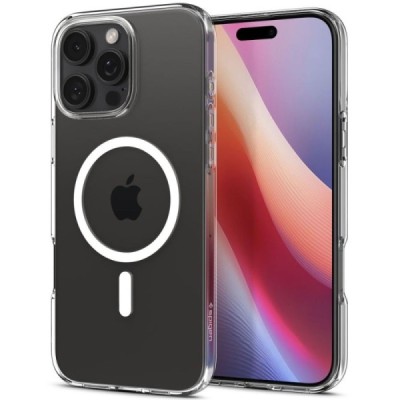 "Spigen" Liquid Crystal MagFit Apple iPhone 16 Pro clear, transparent Hard Silicone Case Cover | Priedai.lt