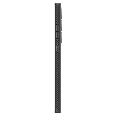 "Spigen" Liquid Air Samsung Galaxy S24 Ultra Black Hard Silicone Case Cover - Back | Priedai.lt