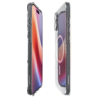 "Spigen" Liquid Crystal MagFit Apple iPhone 16 clear, transparent Hard Silicone Case Cover | Priedai.lt
