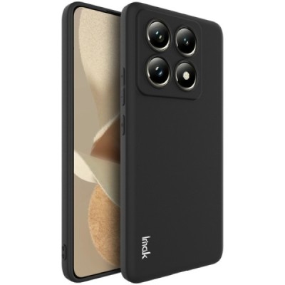 Xiaomi 14T Pro "Imak" hard silicone TPU black case - back | Priedai.lt