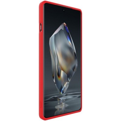 OnePlus 12R / Ace 3 "Imak" hard silicone TPU Red case - back | Priedai.lt