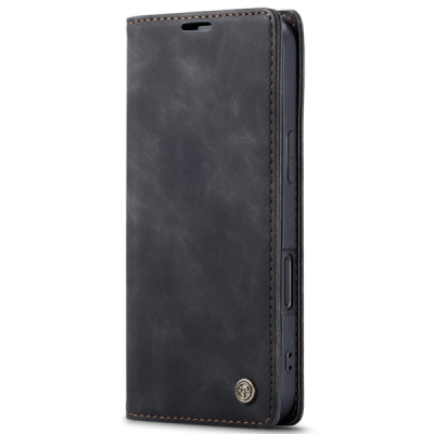 Apple iPhone 16 Plus CaseMe Retro Solid Flip Case Book - Black | Priedai.lt