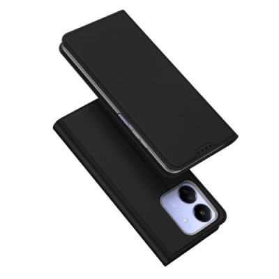 Xiaomi Redmi 13C (Poco C65) "Dux Ducis" Skin Flip Book Case Cover - black | Priedai.lt