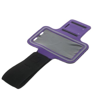 Dėklas sportui (raištis ant rankos) - violetinis, universalus (L+ dydis) / Priedai.lt