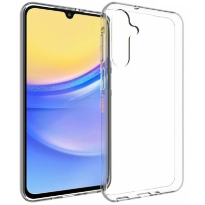 Samsung Galaxy A16 hard silicone (TPU) clear, transparent case - cover | Priedai.lt