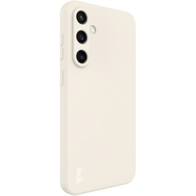 Samsung Galaxy S24 FE "Imak" hard silicone TPU black case - beige | Priedai.lt