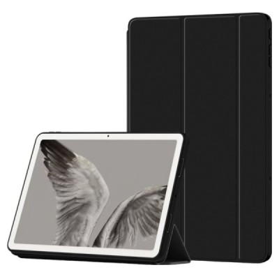 Google Pixel Tablet flip-up black leather case (folding) | Priedai.lt
