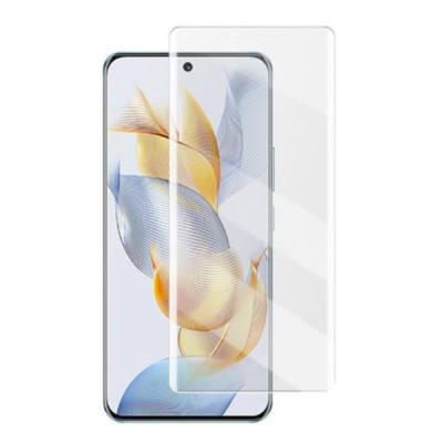 Huawei Honor 90 „Mocolo“ UV Light Irradiation enhanced protection transparent full coverage protective screen glass | Priedai.lt
