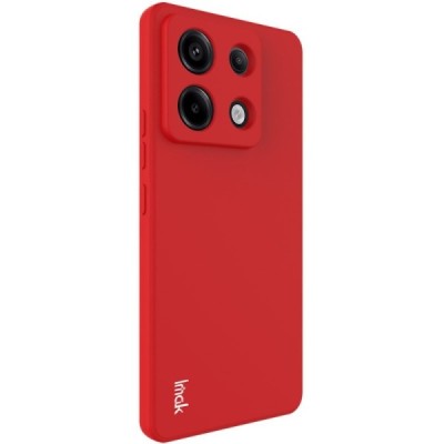 Xiaomi Redmi Note 13 Pro 5G (Poco X6 5G) „Imak“ hard silicone TPU black case - red | Priedai.lt