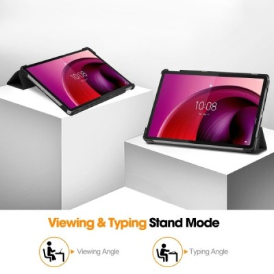 Lenovo Tab M11 (TB330FU) Flip Book Case - Black (foldable) | Priedai.lt