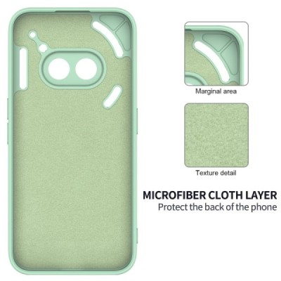 Nothing Phone 2a (2a Plus) Shell hard liquid silicone (TPU) case green - cover | Priedai.lt