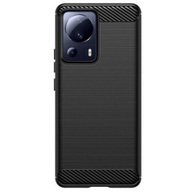 Xiaomi Lite 13 "Carbon" hard silicone (TPU) black case - cover | Priedai.lt