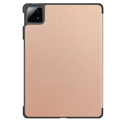 Xiaomi Pad 6S Pro flip-up golden leather case - book (foldable) | Priedai.lt