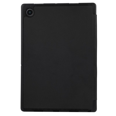 Samsung Galaxy Tab A9+ flip-up black leather case - notebook with a place for the pen | Priedai.lt