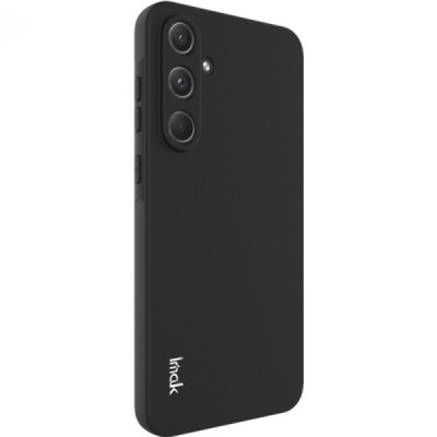 Samsung Galaxy A55 5G (SM-A556) „Imak“ hard silicone TPU black case - back | Priedai.lt