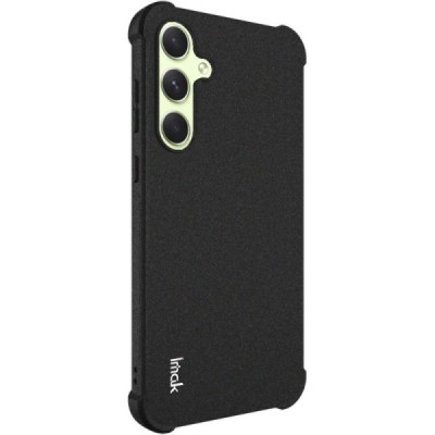 Samsung Galaxy A55 5G (SM-A556) Imak reinforced protection hard silicone TPU black case - back | Priedai.lt