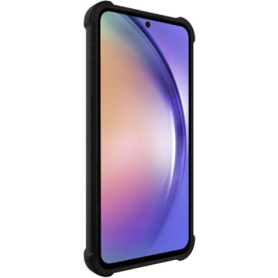 Samsung Galaxy A55 5G (SM-A556) Imak reinforced protection hard silicone TPU black case - back | Priedai.lt