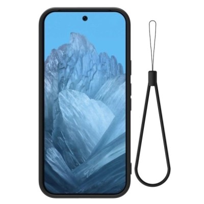 Google Pixel 9 Pro XL Shell hard liquid silicone (TPU) case black - cover | Priedai.lt