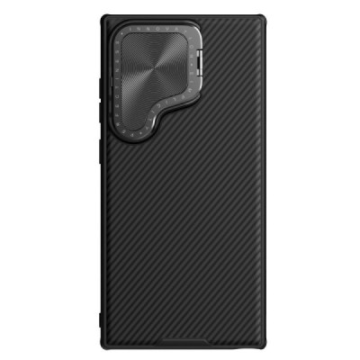 Samsung Galaxy S24 Ultra (SM-S928) „Nillkin“ CamShield Prop black case, back with camera protection | Priedai.lt