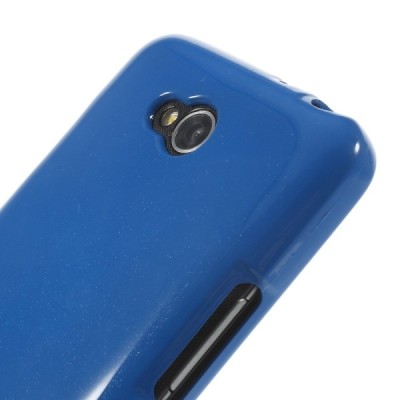 LG L70 (D320) mėlynas Mercury kieto silikono (TPU) dėklas / Priedai.lt