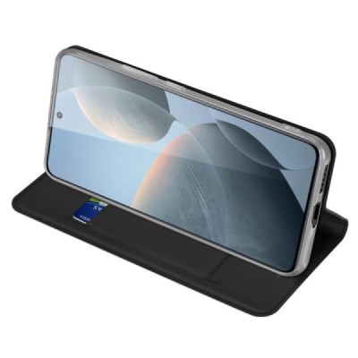 Xiaomi Poco X6 Pro 5G (Redmi K70E) "Dux Ducis" Skin Flip Book Case - black | Priedai.lt