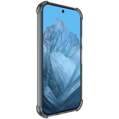 Google Pixel 9 Pro XL Imak reinforced protection hard silicone TPU gray case - back | Priedai.lt