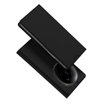 Xiaomi 14 Ultra "Dux Ducis" Skin Flip Book Case - black | Priedai.lt