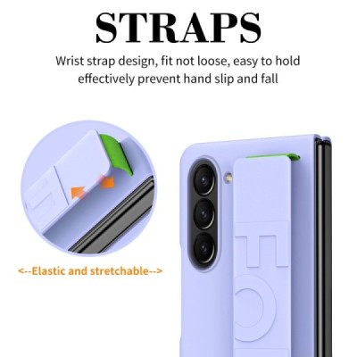 Samsung Galaxy Fold6 5G (SM-F956B) Foldable purple plastic case - back | Priedai.lt