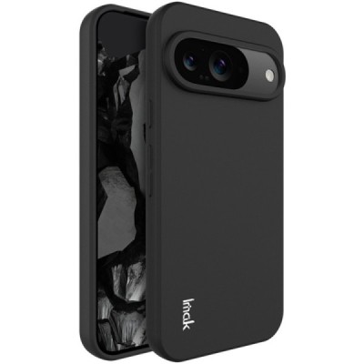 Google Pixel 9 (9 Pro) „Imak“ hard silicone TPU black case - back | Priedai.lt