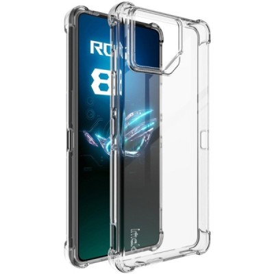 Asus Rog Phone 8 (8 Pro) Imak reinforced protection hard silicone TPU transparent case - back | Priedai.lt