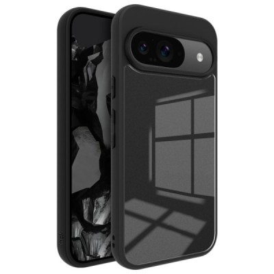 Google Pixel 9 (9 Pro) „Imak“ hard silicone TPU transparent case - back | Priedai.lt