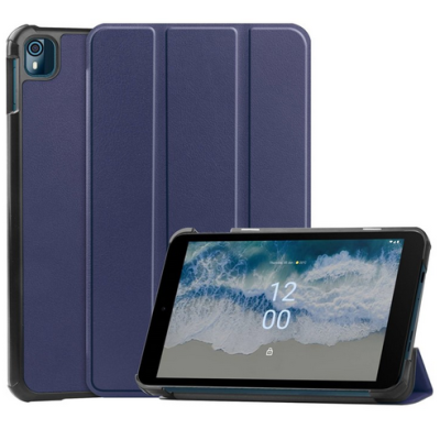 Nokia T10 8" Flip Book Case - blue (foldable) | Priedai.lt