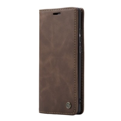Xiaomi Poco F2 Pro CaseMe Retro Solid Flip Case Book - brown | Priedai.lt