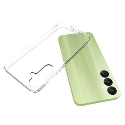 Samsung Galaxy A35 5G (SM-A356E) hard silicone (TPU) clear, transparent case - cover | Priedai.lt