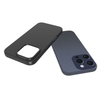 Apple iPhone 16 Pro Max  hard silicone (TPU) black case - cover | Priedai.lt
