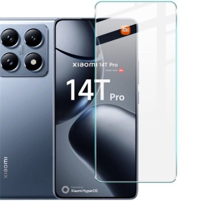 Xiaomi 14T (14T Pro) "Imak" 9H (partial coverage) enhanced protection transparent protective screen glass 0.3 mm | Priedai.lt