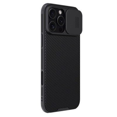 Apple iPhone 16 Pro "Nillkin" CamShield Pro Magnetic black case, cover | Priedai.lt