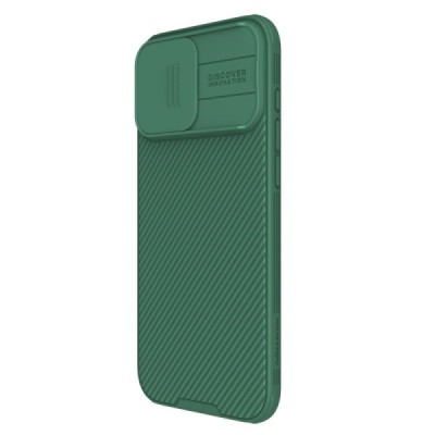 Apple iPhone 16 Pro Max "Nillkin" CamShield Pro Magnetic Green case, cover | Priedai.lt