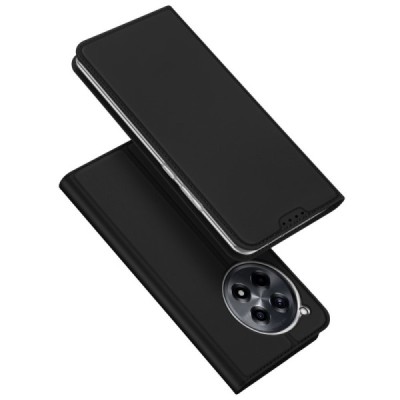OnePlus 12R (Ace 3) "Dux Ducis" Skin Flip Book Case Cover - black | Priedai.lt
