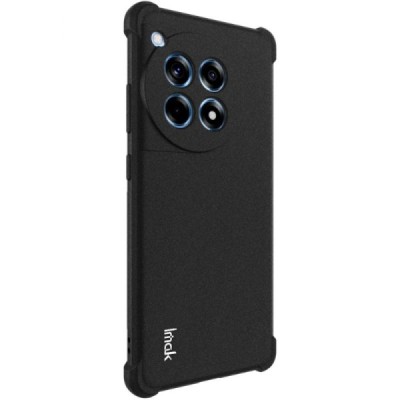 OnePlus 12R 5G (Ace 3) "Imak" reinforced protection hard silicone TPU black case - back | Priedai.lt
